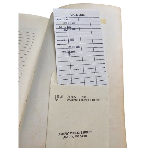 Prairie Kitchen Sampler Cookbook By E. Mae Fritz 1988 Hardcover Recipes & Storie - Picture 6 of 14